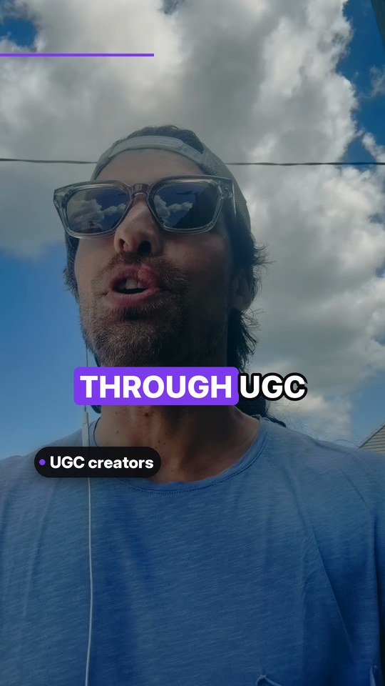 bold captions on a real frame